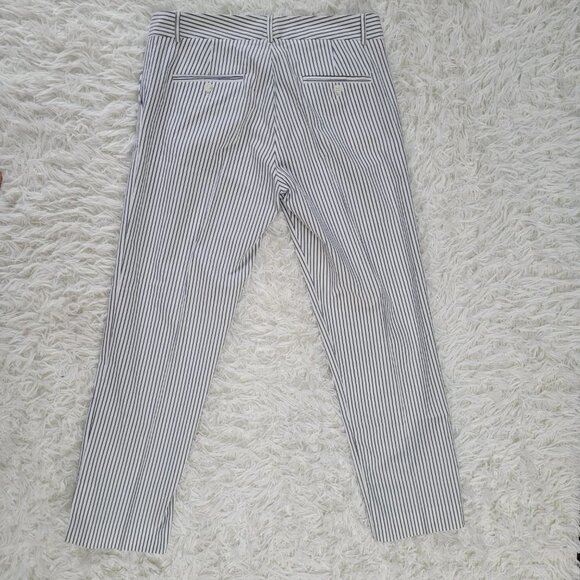 Amina Rubinacci Napoli Stripped Made in Italy Pants - Size 46 Italy/ 10 US - Picture 2 of 13